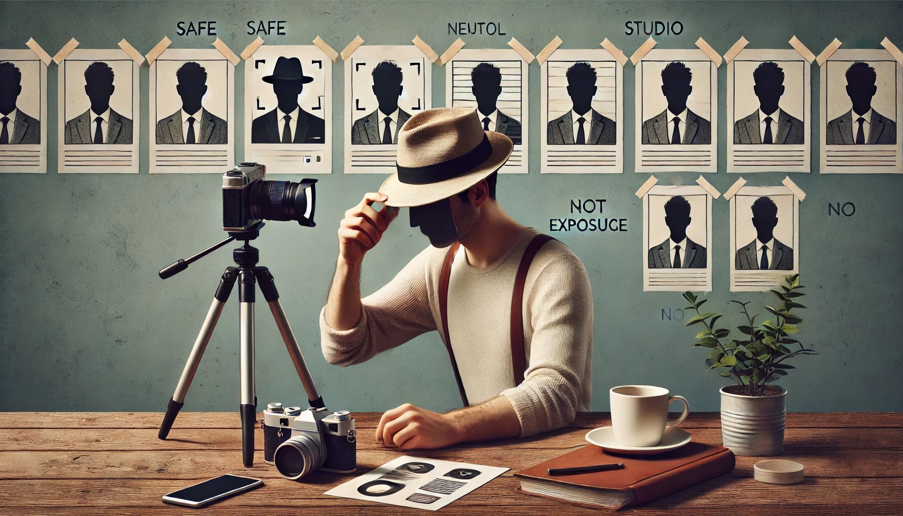 マッチングアプリ-写真を身バレ対策する