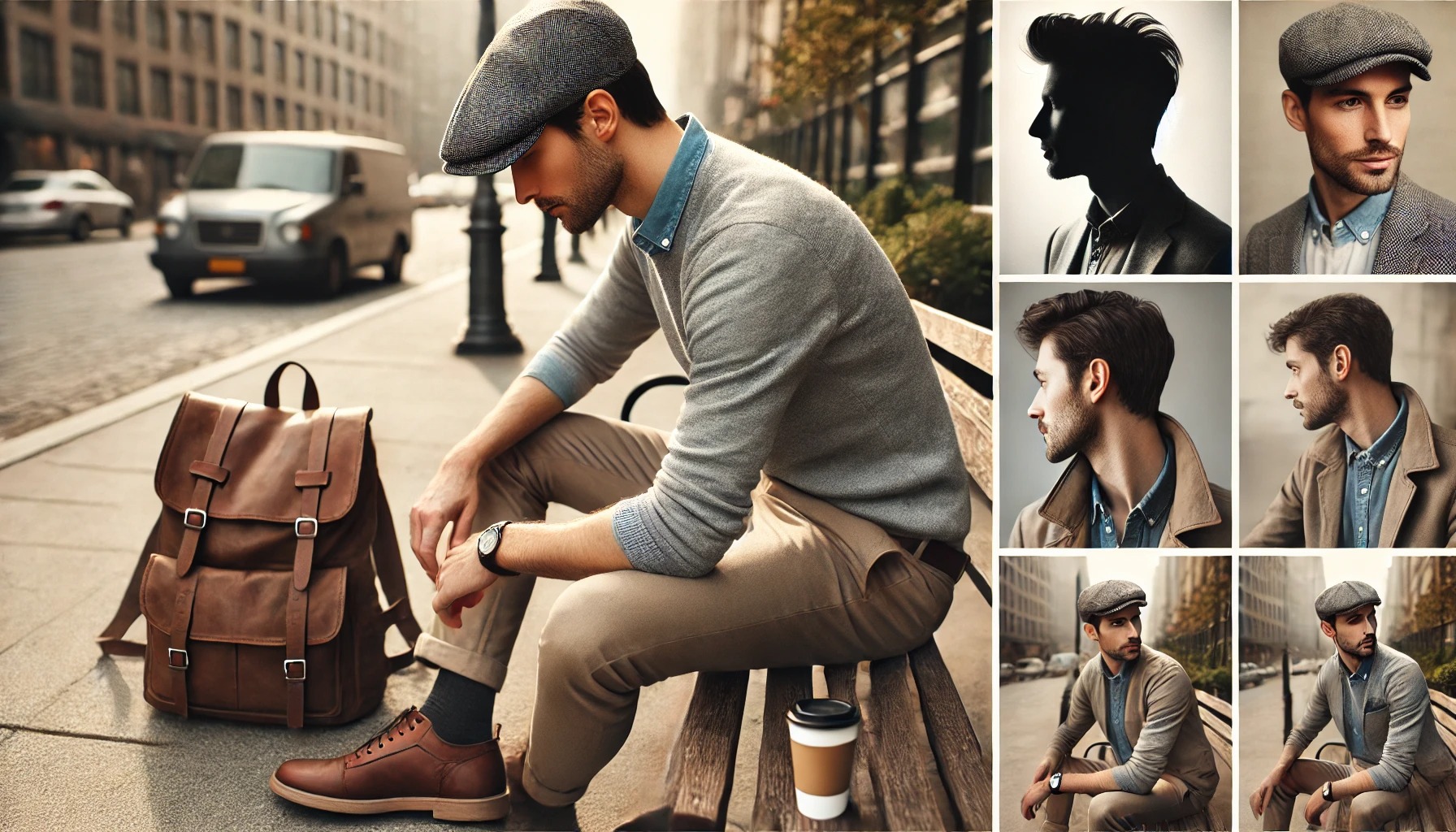 顔隠す男の魅力的な撮り方