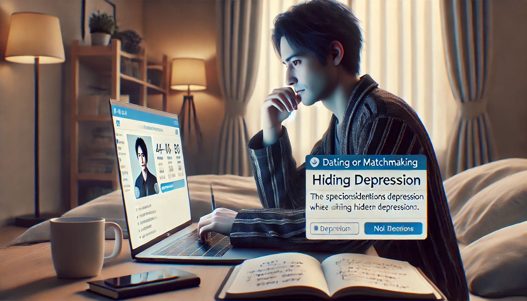 婚活でうつ病を隠す場合の具体的な注意点