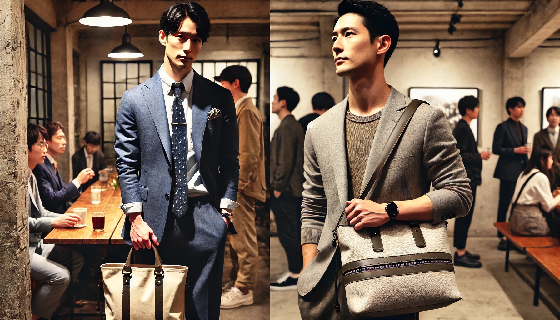 街コンカバン男と見られない工夫