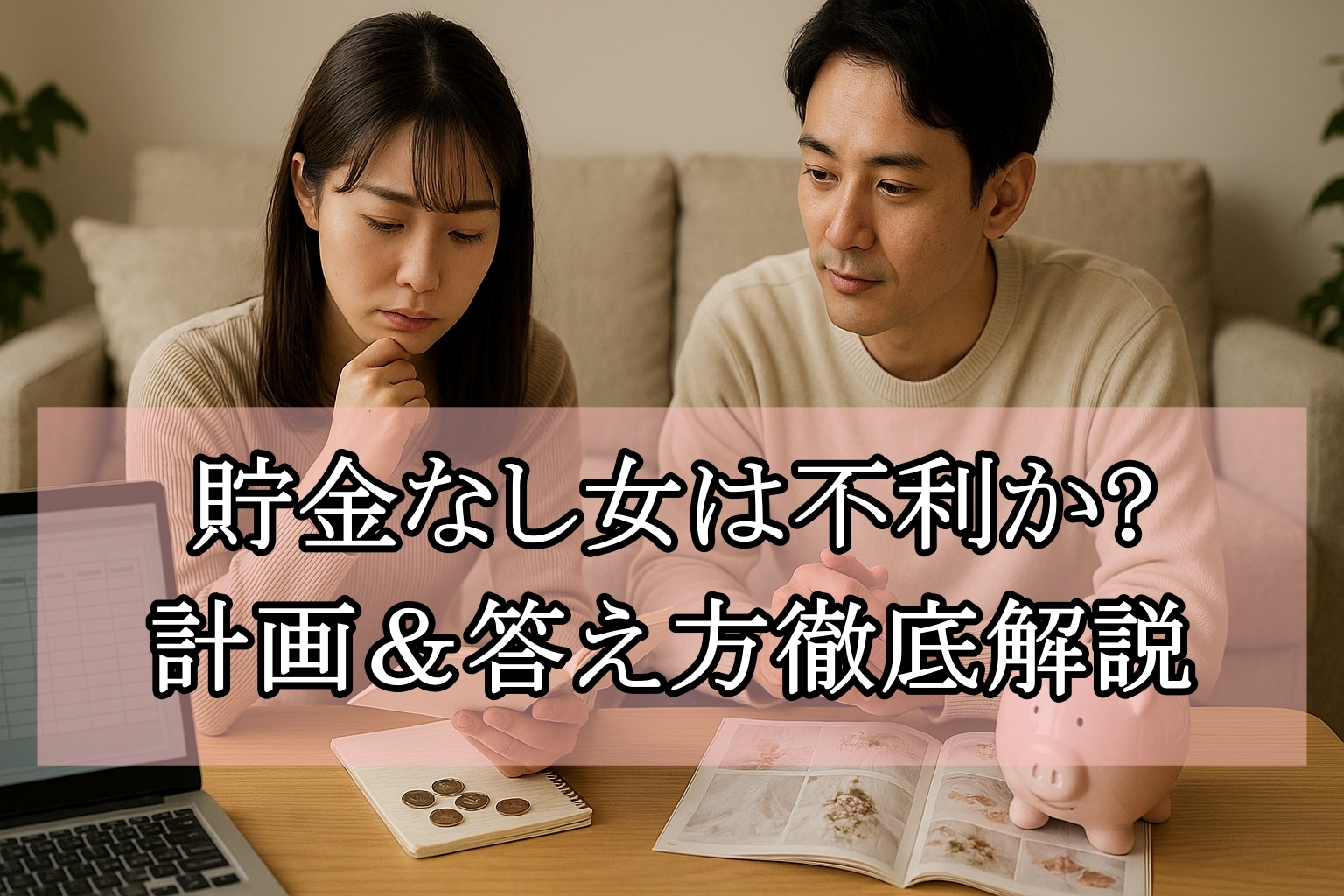 婚活において貯金なし女は不利か？信頼される計画と答え方徹底解説